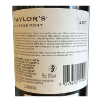 Imagem de Taylors Vintage 2017 - Vinho do Porto