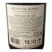 Imagem de Quinta da Alorna Reserva Touriga e Cabernet - Vinho Tinto